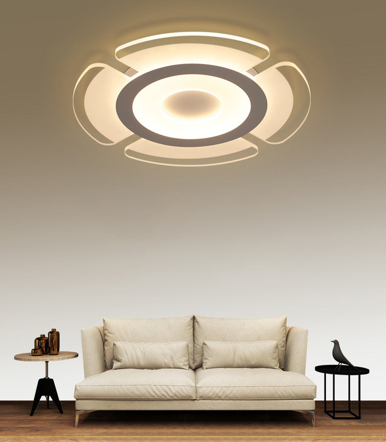 Simplicidad contemporánea LED TECHINE TODO ACRYLIC SHADE CREATIVO FIJA DE ILUMBACIÓN DE MONTAJE DE MONTAJE DE MONTAJE