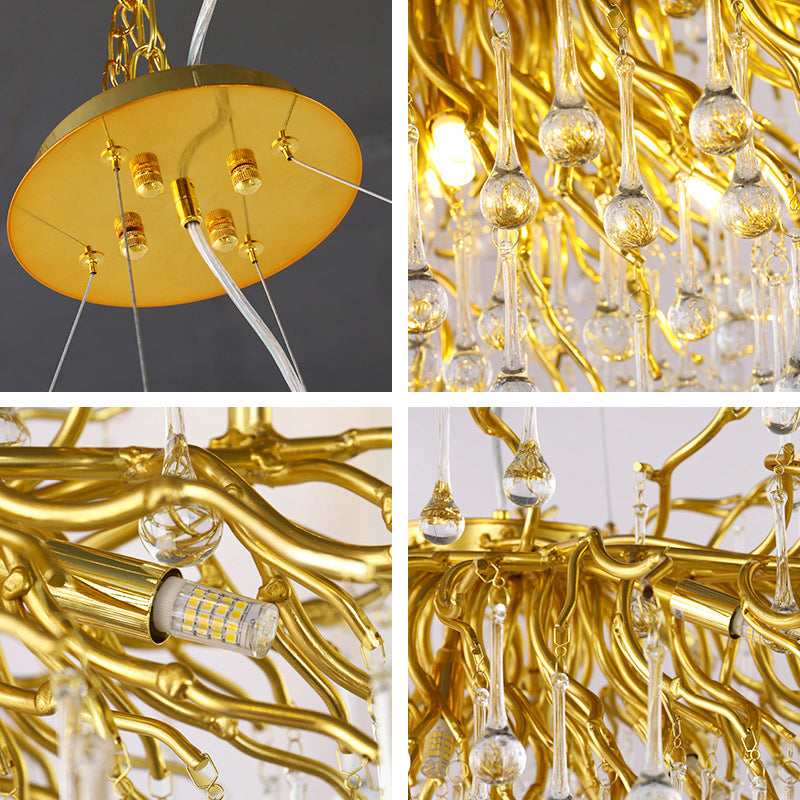 Lampada di fuochi d'artificio ultra-moderna lampada a sospensione metallica Light per il ristorante