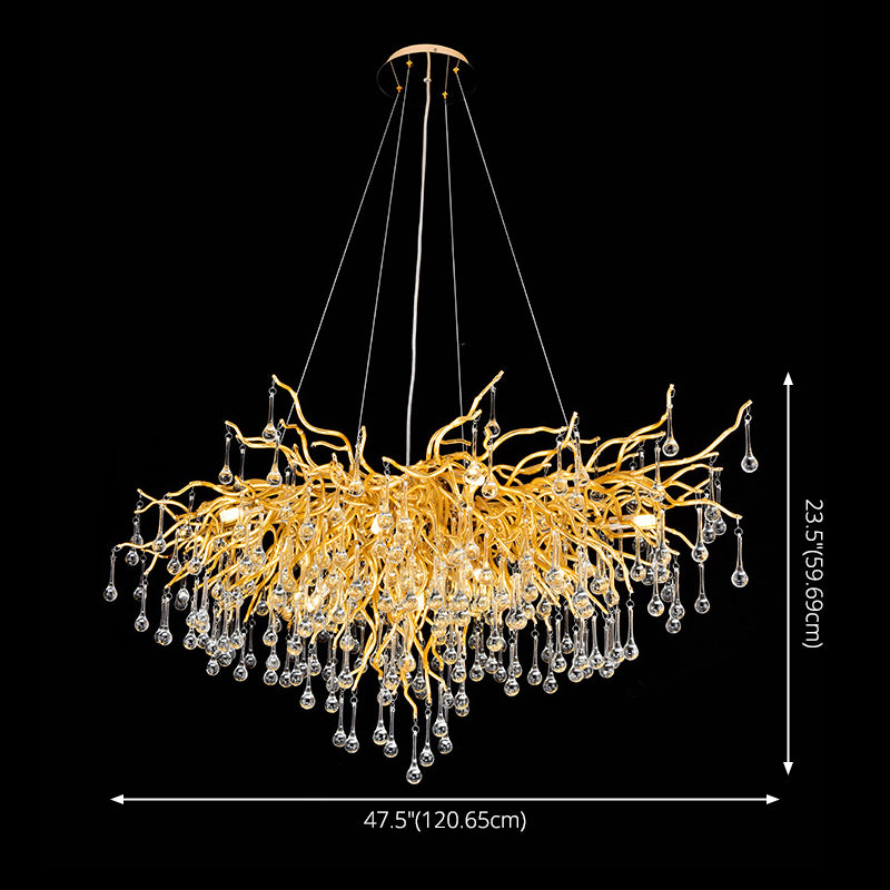 Lampada di fuochi d'artificio ultra-moderna lampada a sospensione metallica Light per il ristorante