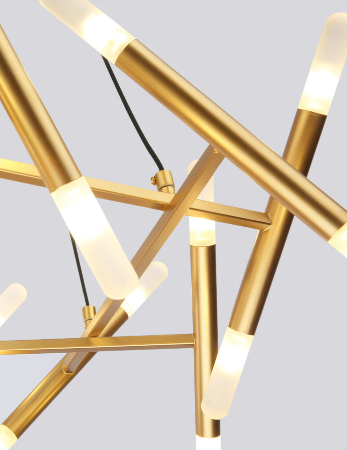 Postmoderne burst kroonluchter hanglamp acryl suspensie hanger licht voor woonkamer