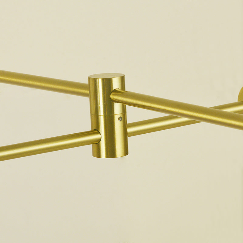 Contemporary Simplicity Sputnik Pendant Light Fixture Translucent Glass Hanging Pendant Light for Restaurant