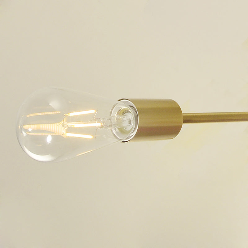 Contemporary Simplicity Sputnik Pendant Light Fixture Translucent Glass Hanging Pendant Light for Restaurant