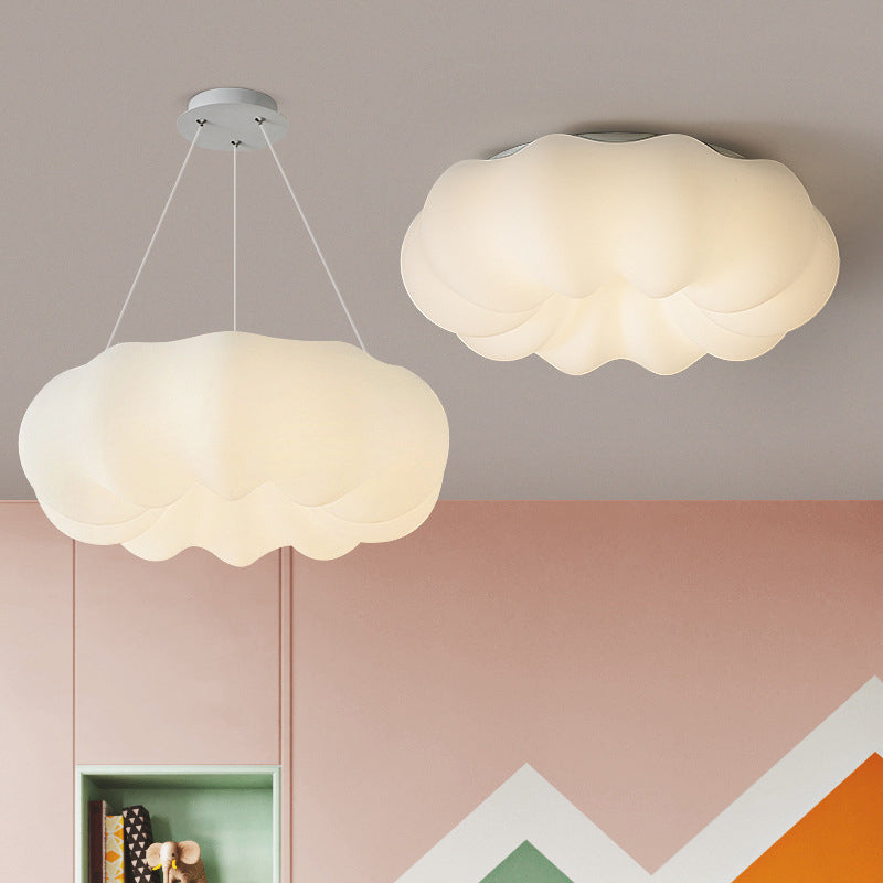 Nordic Minimalist Cloud Chandelier Lamp Resin Hanging Pendant Lights for Living Room