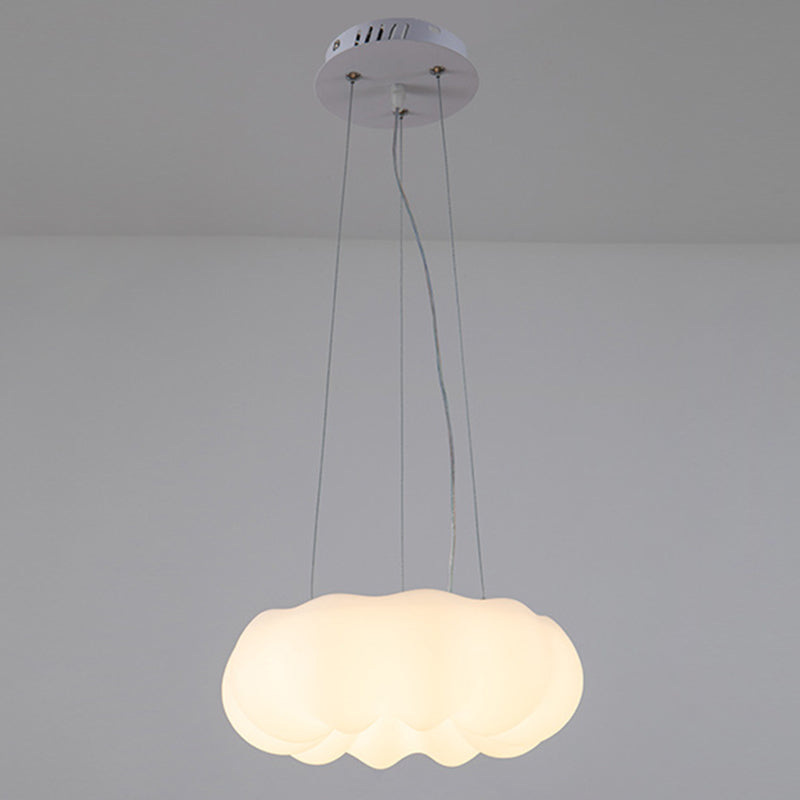 Nordic Minimalist Cloud Chandelier Lamp Resin Hanging Pendant Lights for Living Room