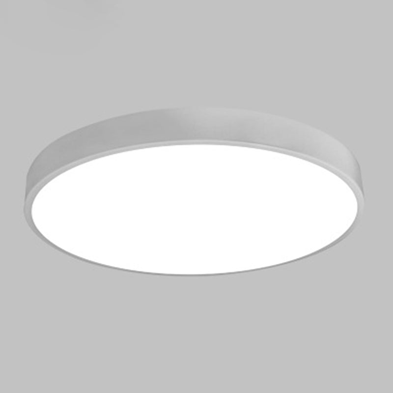 Nordic Style Metal Flush Mount Ceiling Lamp Round Shape LED Flush Mount Lighting for Bedroom