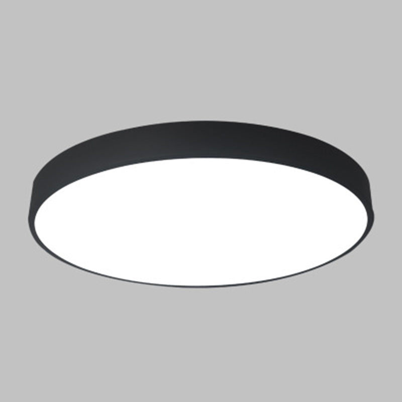 Nordic Style Metal Flush Mount Ceiling Lamp Round Shape LED Flush Mount Lighting for Bedroom