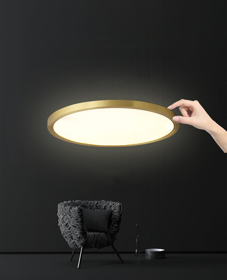 Modern Minimalist Metal Flush Mount Deckenleuchte Runde Form LED Flush Mount Lighting for Bedroom