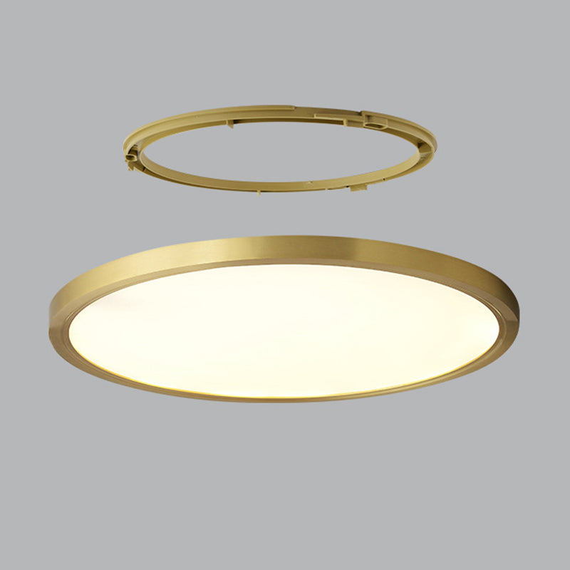 Modern Minimalist Metal Flush Mount Deckenleuchte Runde Form LED Flush Mount Lighting for Bedroom
