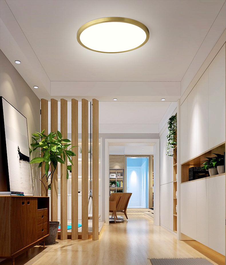 Modern Minimalist Metal Flush Mount Deckenleuchte Runde Form LED Flush Mount Lighting for Bedroom