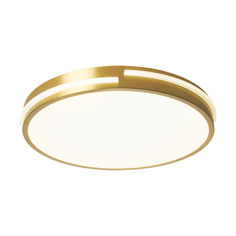 Modern Minimalist Metal Flush Mount Deckenleuchte Runde Form LED Flush Mount Lighting for Bedroom