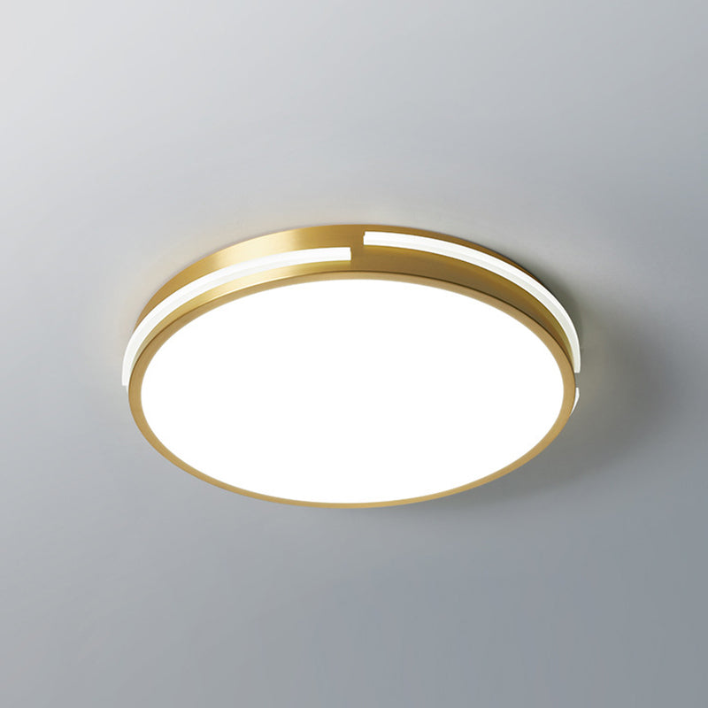 Modern Minimalist Metal Flush Mount Deckenleuchte Runde Form LED Flush Mount Lighting for Bedroom
