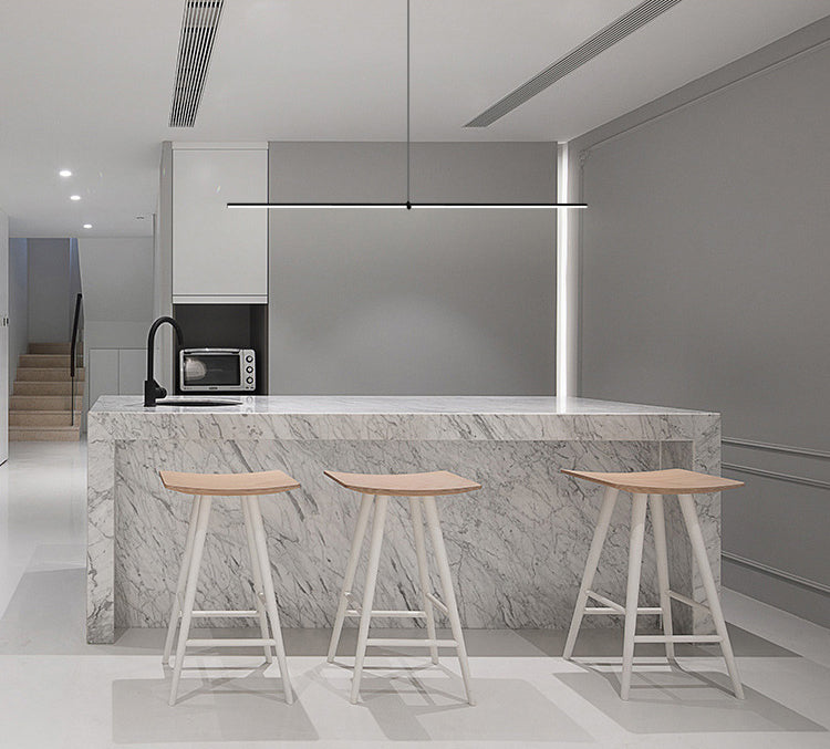 Slim Island Lighting Fixtures Metal Modern Simplicity Island Lighting Ideas for Restaurant