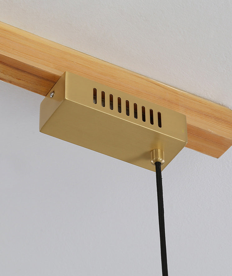 Luces colgantes de cocina grandes lineales Luz de la isla moderna acrílica para restaurante