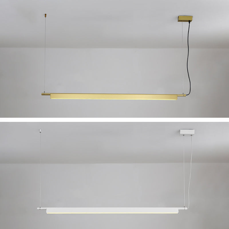 Linear Isola Lighting Acrilic Contemporary Simplicity Fishings a sospensione per il ristorante