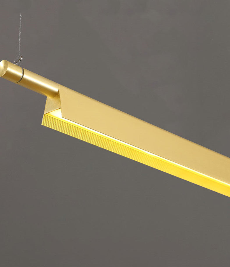 Linear Isola Lighting Acrilic Contemporary Simplicity Fishings a sospensione per il ristorante