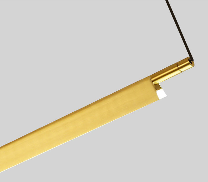 Linear Isola Lighting Acrilic Contemporary Simplicity Fishings a sospensione per il ristorante