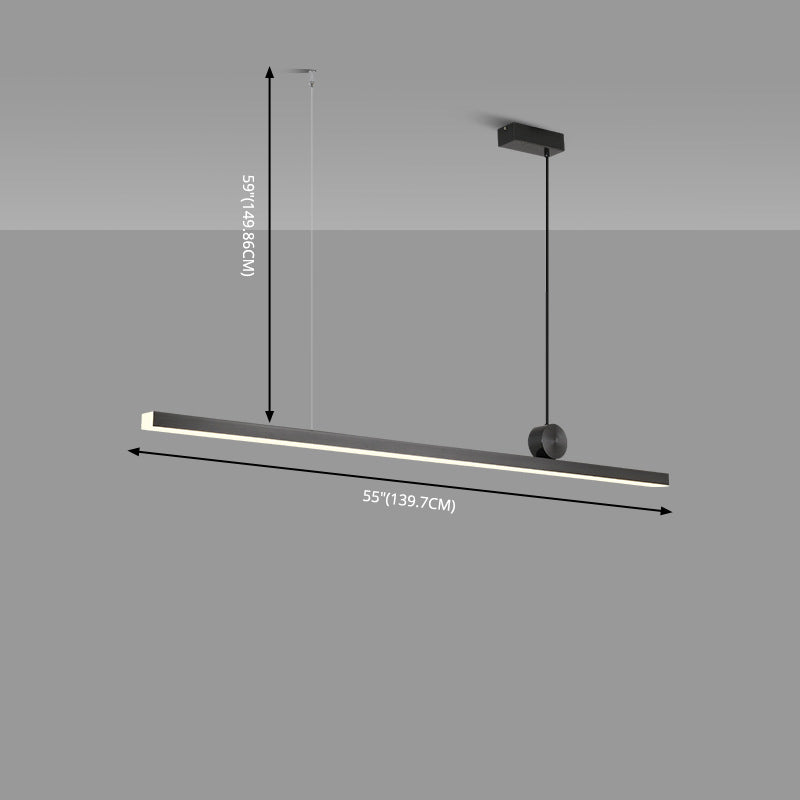 Linear Island Pendant Lights Ultra-Contemporary Acrylic Island Pendant Lights for Restaurant