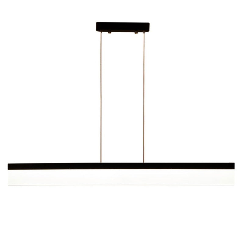 Linear Island Chandelier Lights Simplicity Acrylic Chandelier Lighting Fixtures for Office