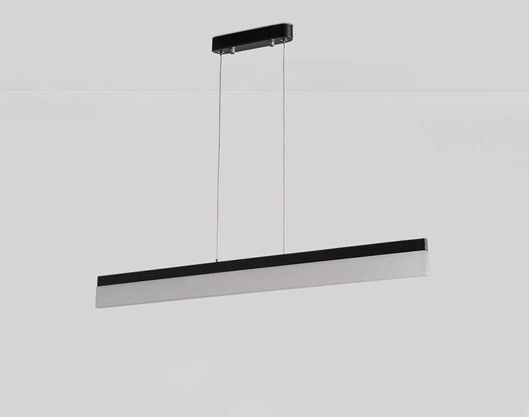 Linear Island Chandelier Lights Simplicity Acrylic Chandelier Lighting Fixtures for Office