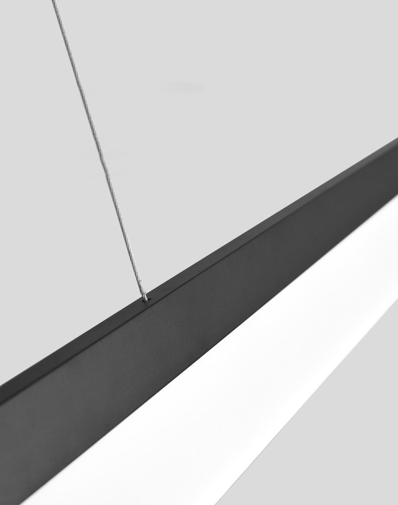 Linear Island Chandelier Lights Simplicity Acrylic Chandelier Lighting Fixtures for Office