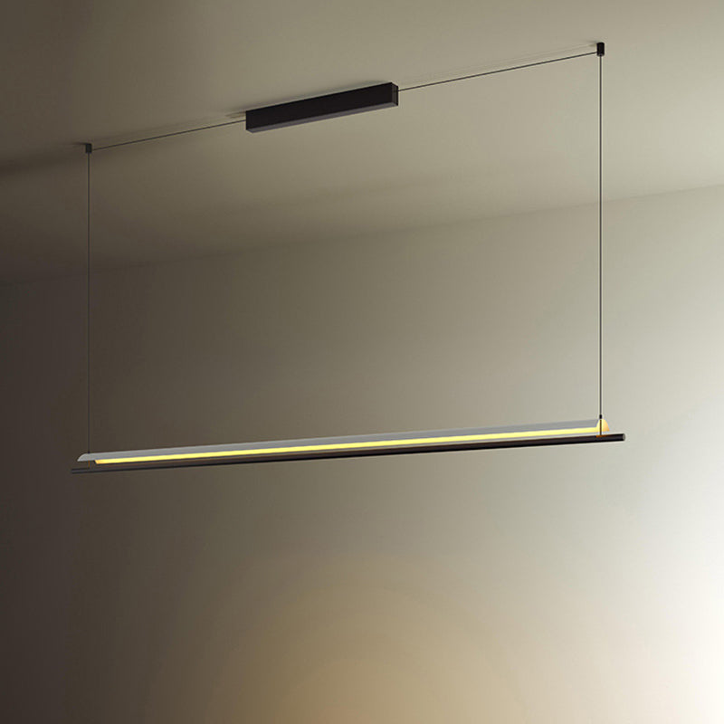 Paper Grandes luces colgantes de cocina Metálicas Simplicidad moderna Luces de araña de la isla para la oficina