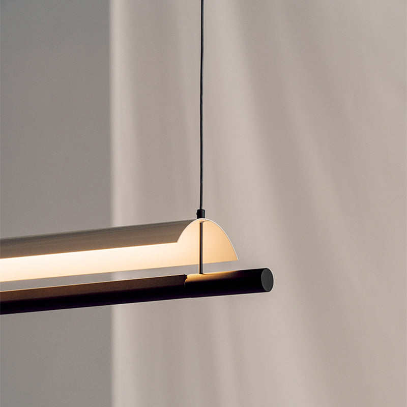 Paper Grandes luces colgantes de cocina Metálicas Simplicidad moderna Luces de araña de la isla para la oficina