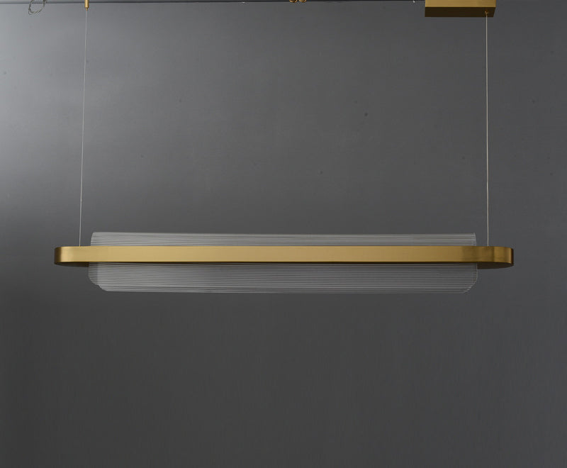 Curl Hanging Island Lights Ultra-Contemporary Acrilic lampadario Acriffetti di illuminazione per il ristorante