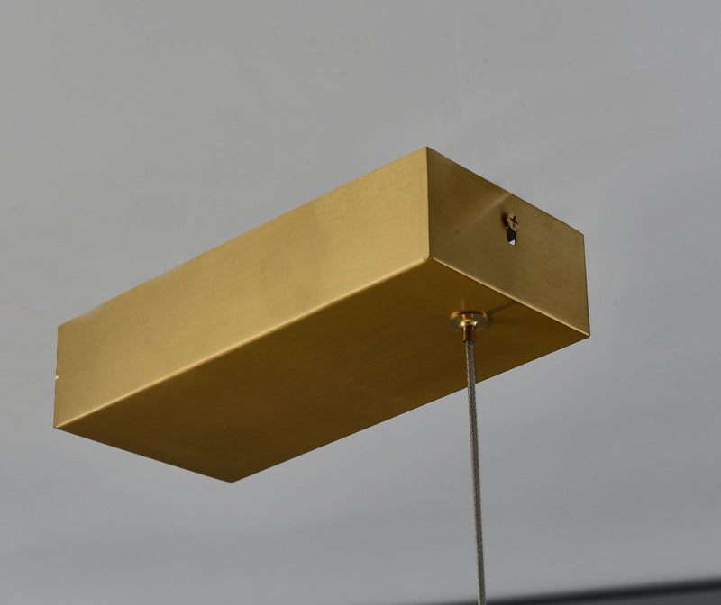 Curl Hanging Island Lights Ultra-Contemporary Acrilic lampadario Acriffetti di illuminazione per il ristorante