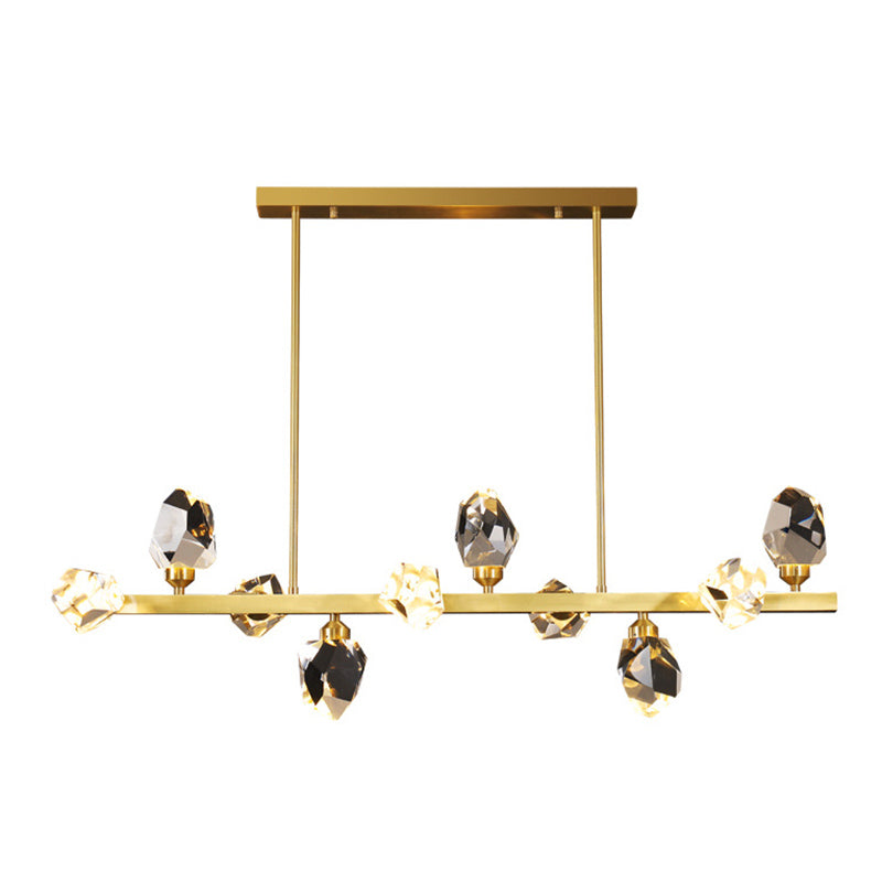 Diamond Over Island Lighting Crystal Modern Simplicity Hanging Island Lights for Restaurant