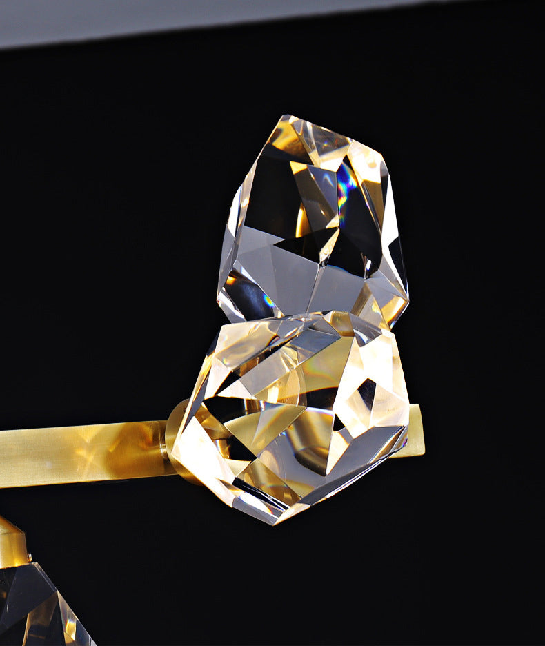 Diamond Over Island Lighting Crystal Modern Simplicity Hanging Island Lights for Restaurant