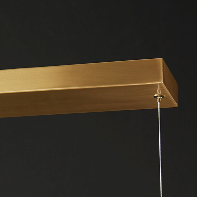 Linear Large Kitchen Pendant Lights Crystal Modern Simplicity Island Light for Living Room