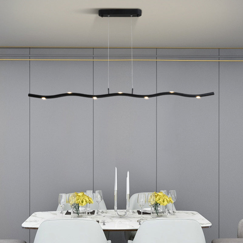 Linear Island Pendant Lights Ultra-Contemporary Aluminum Island Pendant Lights for Restaurant