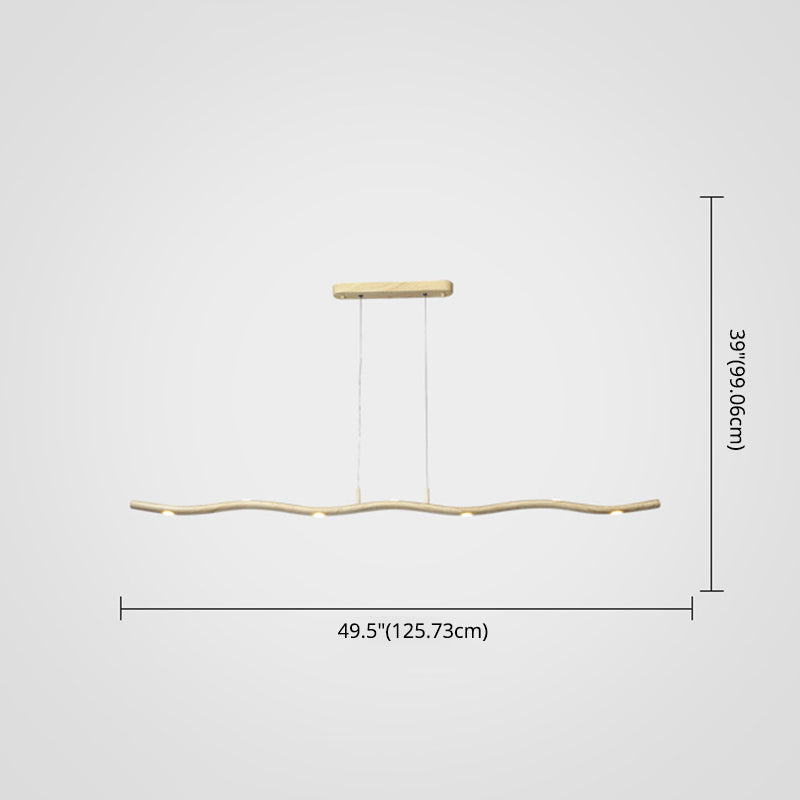 Linear Island Pendant Lights Ultra-Contemporary Aluminum Island Pendant Lights for Restaurant