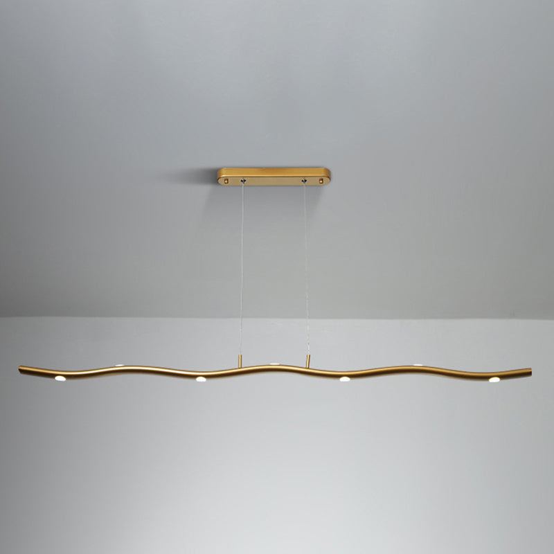 Linear Island Pendant Lights Ultra-Contemporary Aluminum Island Pendant Lights for Restaurant