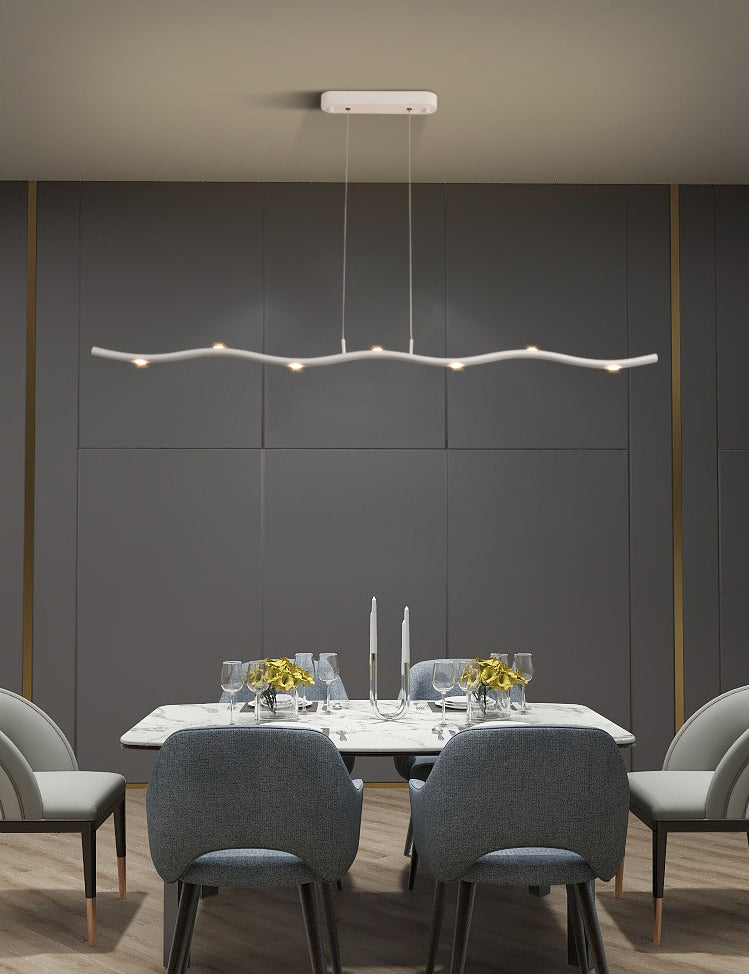 Linear Island Pendant Lights Ultra-Contemporary Aluminum Island Pendant Lights for Restaurant