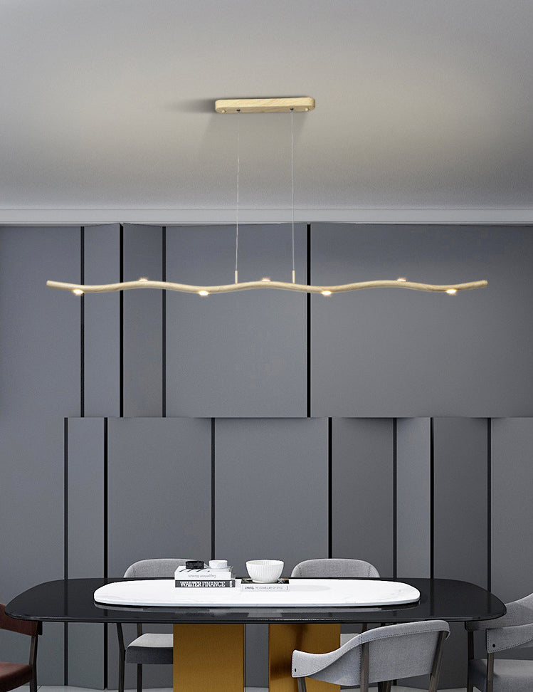 Linear Island Pendant Lights Ultra-Contemporary Aluminum Island Pendant Lights for Restaurant