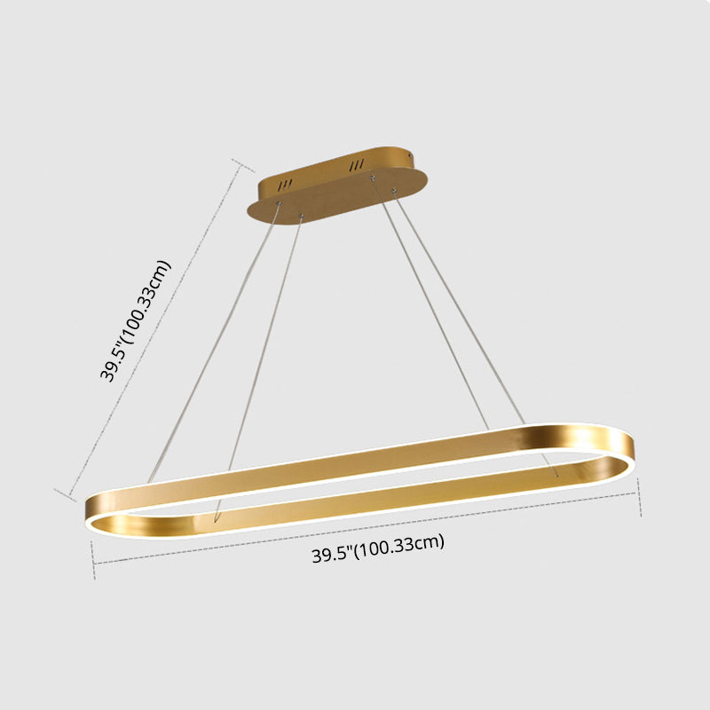 Les luminaires de lustre métallique moderne pour le restaurant pour restaurant