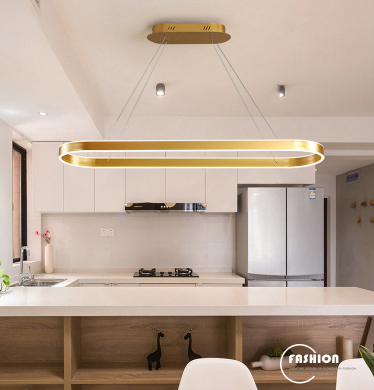 Les luminaires de lustre métallique moderne pour le restaurant pour restaurant