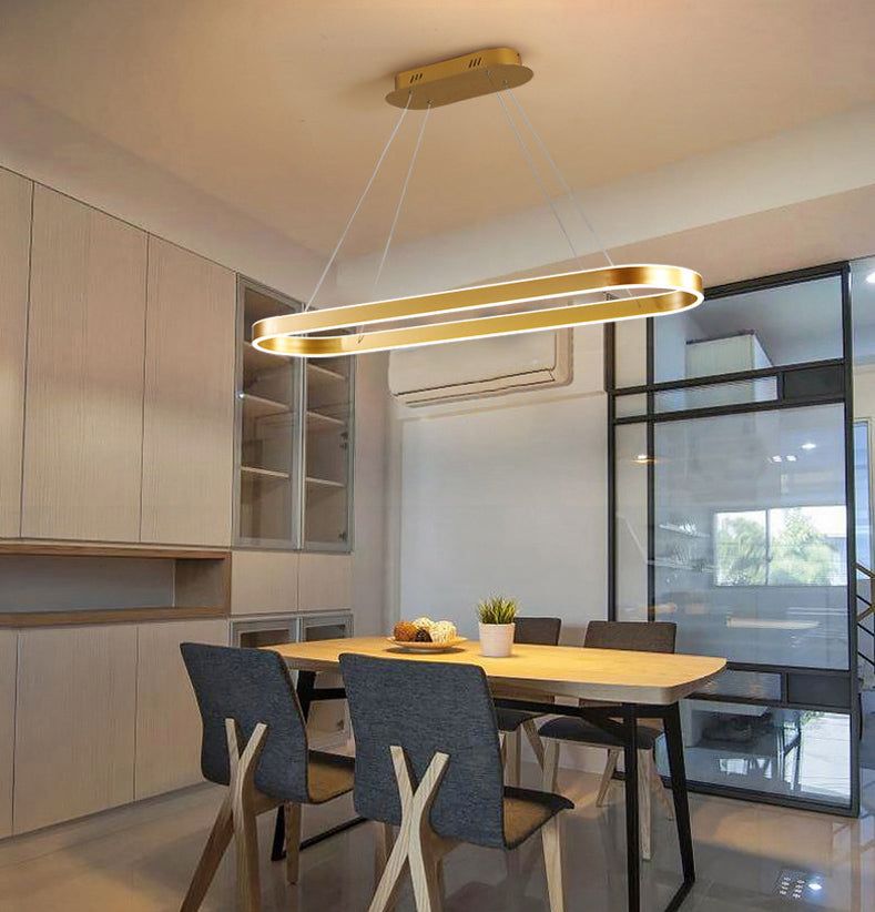 Les luminaires de lustre métallique moderne pour le restaurant pour restaurant