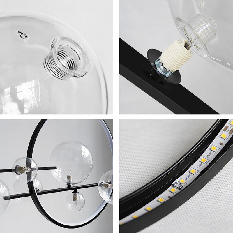 Luci a sospensione dell'isola Globe Modern Metallic lampadario Fidurs di illuminazione per il ristorante