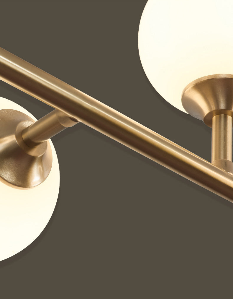 Round Island Lampellale Luci di vetro contemporaneo Fissature di illuminazione lampadario per il ristorante