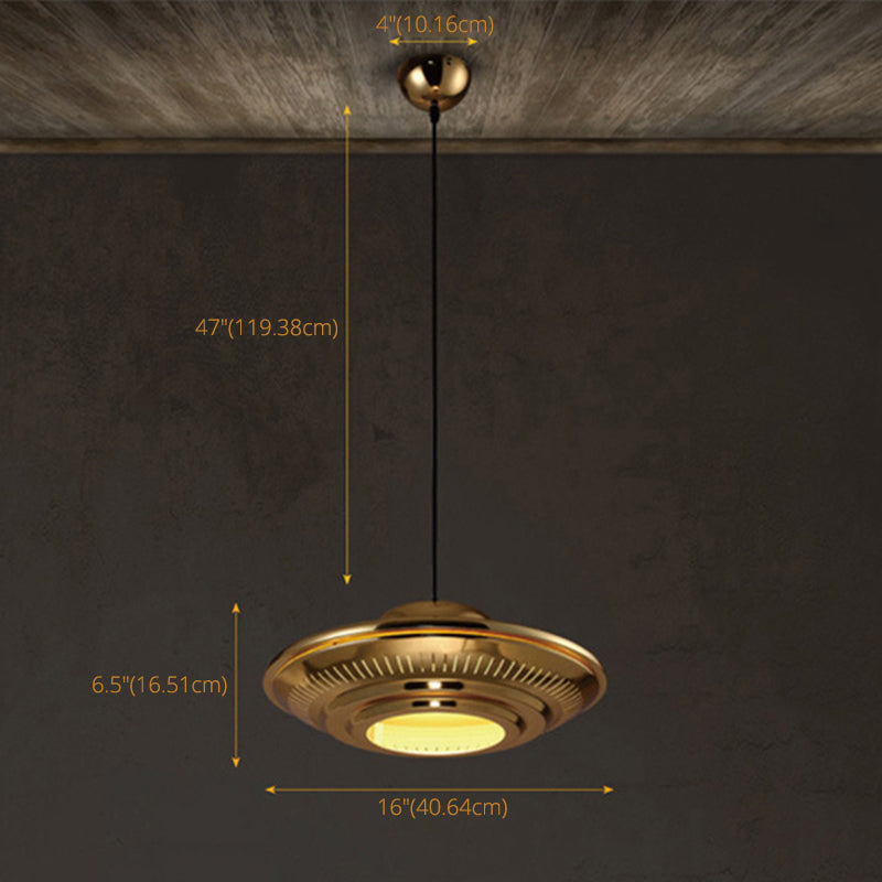 Apparecchiatura a sospensione a forma di luce a forma di luce a forma di UFO a forma di UFO post-moderna per la barra dei negozi di caffetteria