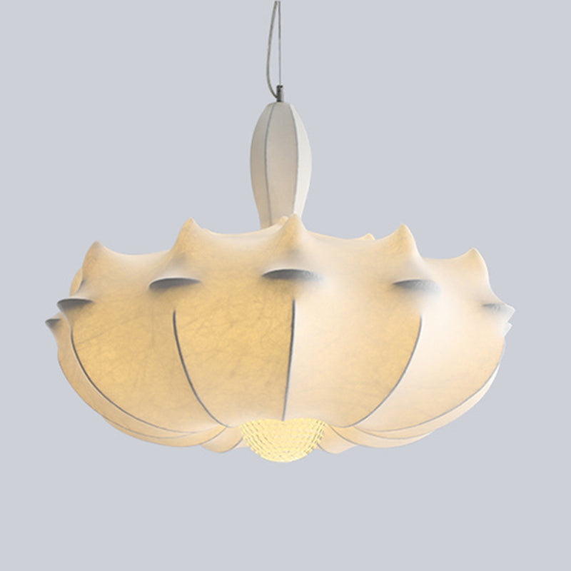 Stretch Silk Fabric Lantern Shade Pendant Light Style moderne MODERNE 3 LIGHTS ÉCLAIRAGE SUSPENSION POUR RABLÈME