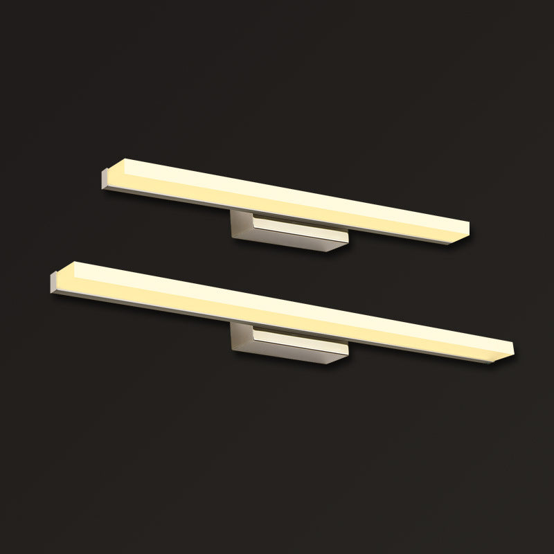 Rectangle LED Bathroom Wall Sconce Simple Waterproof Vanity Light for Dressing Table