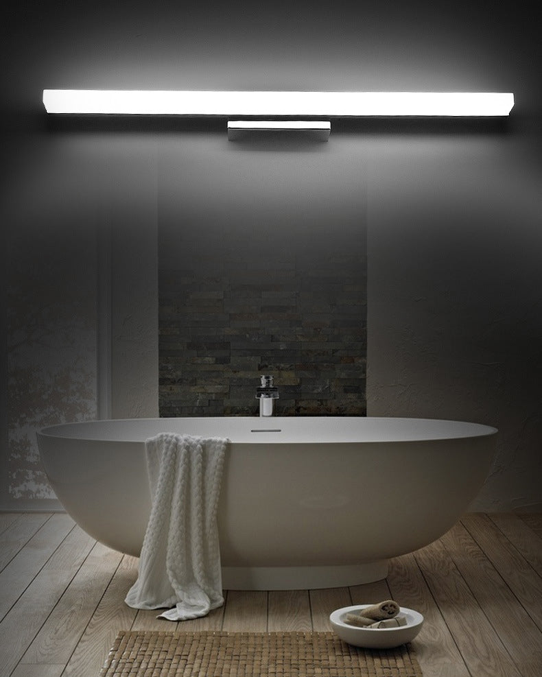 Rectangle LED Bathroom Wall Sconce Simple Waterproof Vanity Light for Dressing Table