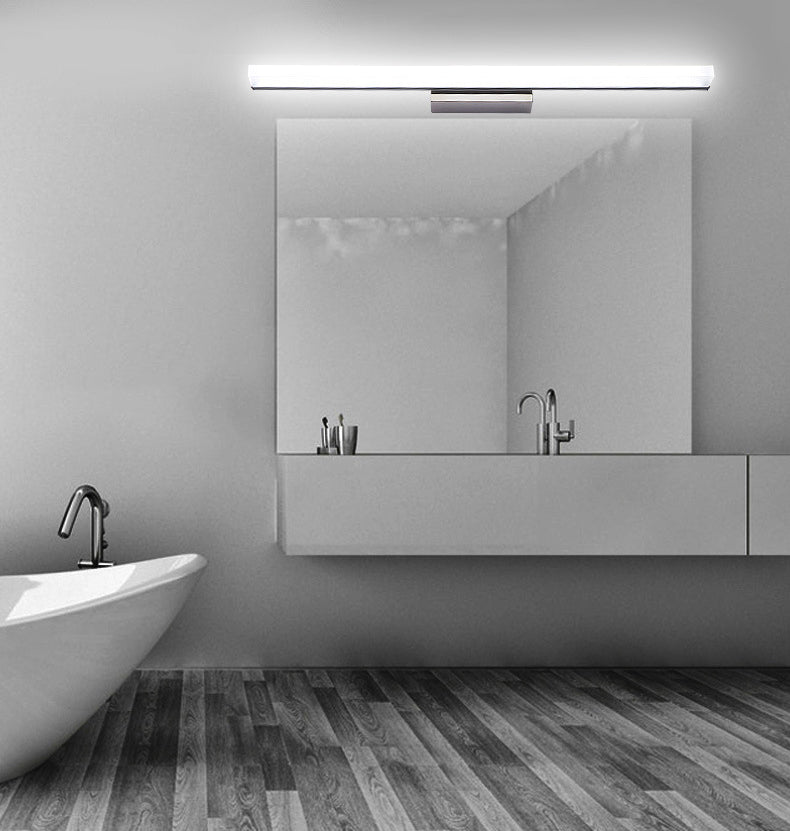 Rectangle LED Salle de salle de bain Cronce de vanité étanche simple Lumière pour coiffeuse