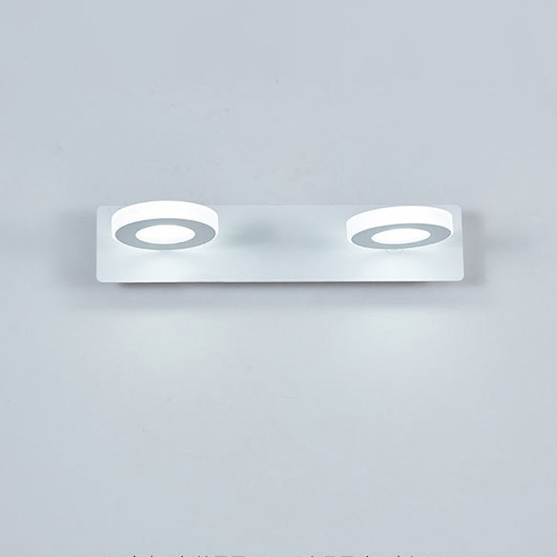 Forma a forma di cerchio Light Freeture Vanity Style Modern Vanity Mirror Light per il bagno