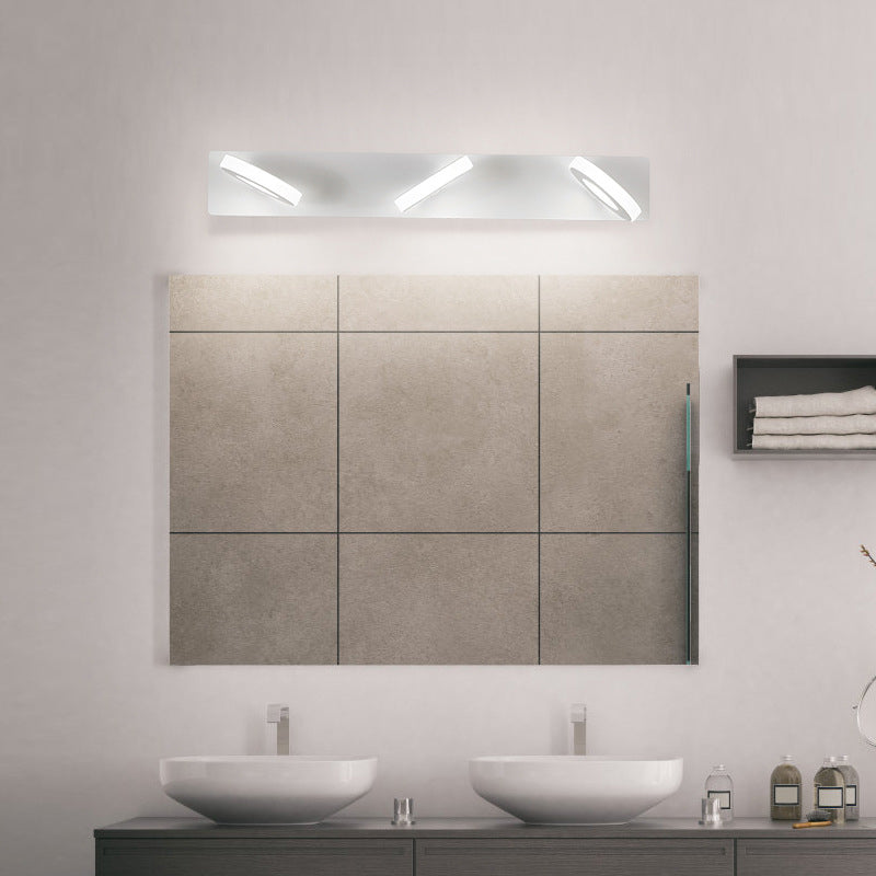 Forma a forma di cerchio Light Freeture Vanity Style Modern Vanity Mirror Light per il bagno
