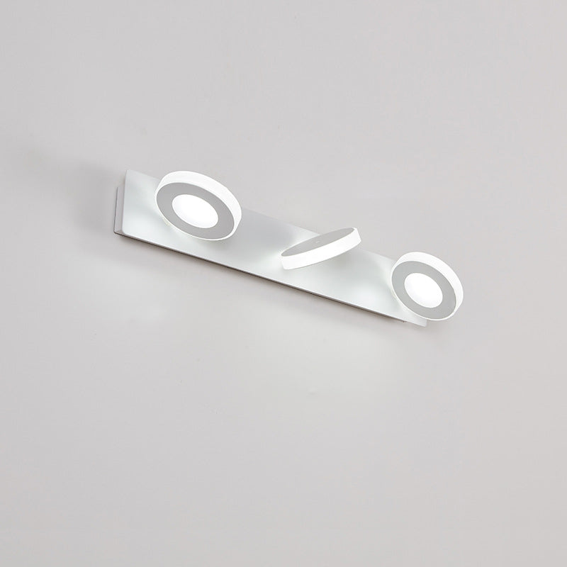Forma a forma di cerchio Light Freeture Vanity Style Modern Vanity Mirror Light per il bagno