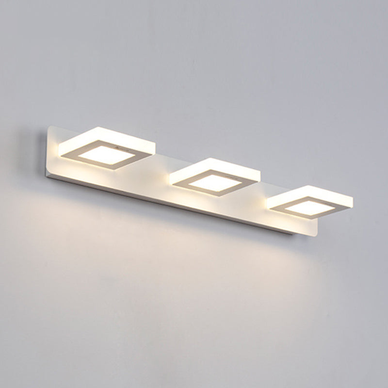 Moderne mode -ijdelheid verlichtingsarmatuur verstelbare hoofdliggers van kop LED -wandverlichtingsideeën voor badkamer